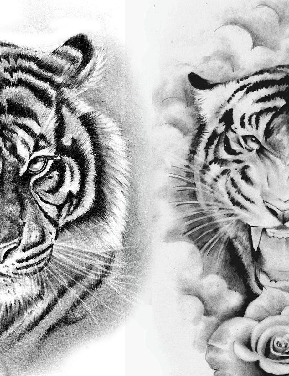 Asian Tiger Tattoo Design