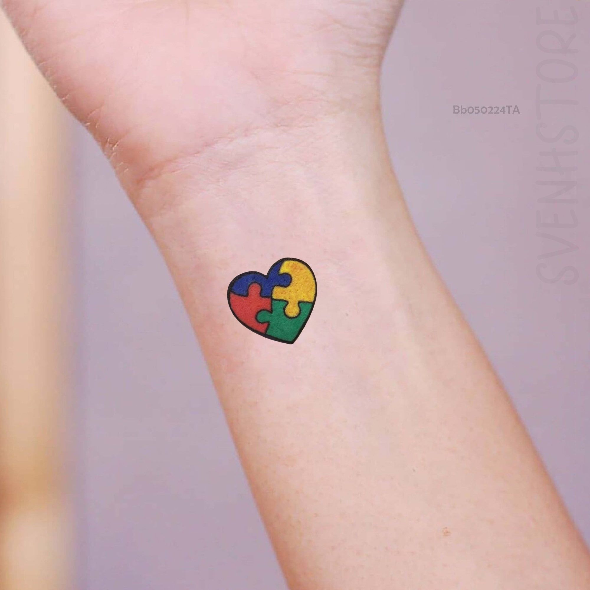 Autism Awareness Temporary Tattoo Non Verbal Autistic Limited