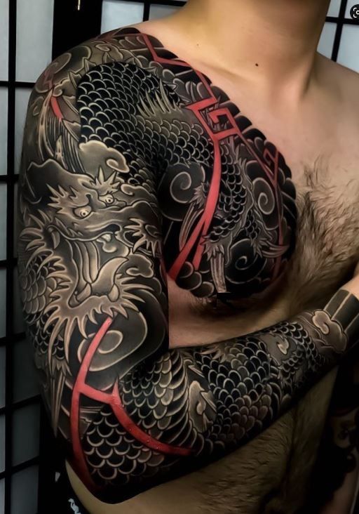 Awesome Japanese Sleeve Tattoos