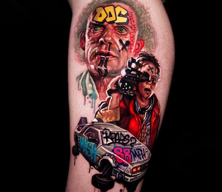 Back To The Future Tattoo Tattoos Movies Tv Music Pinterest