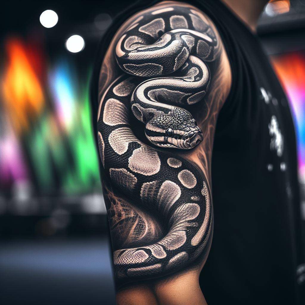 Ball Python Tattoo Capturing The Mystique Of Serpentine Elegance Your Own Tattoo Design