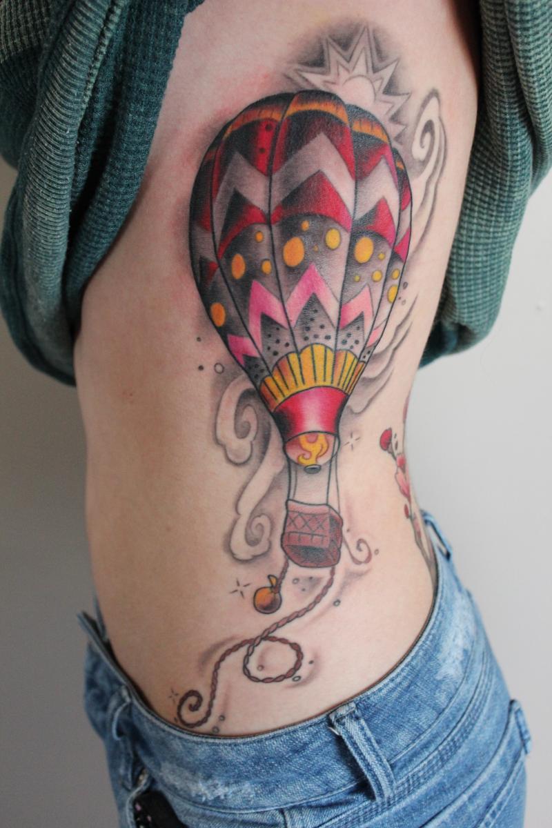 Balloon Tattoos Meanings Designs Pictures And Ideas Hot Air