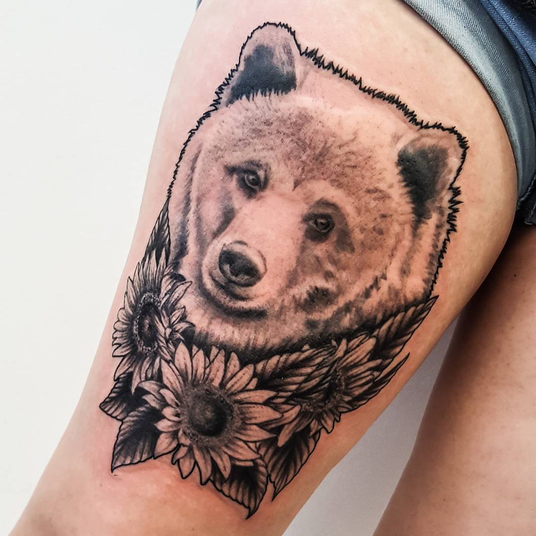 Bear Scar Trendy Tattoos Cute Tattoos Tattoos For Guys Tattoos For Women Wolf Tattoos