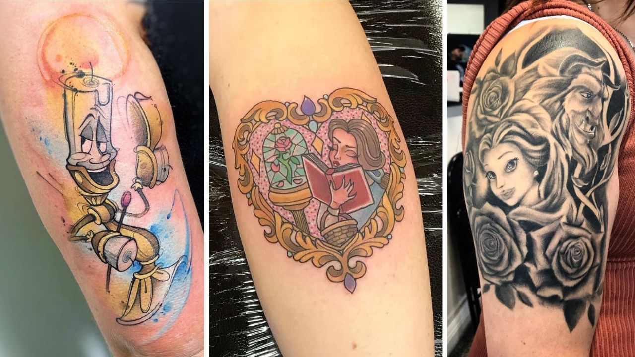 Beauty And The Beast Tattoo Ideas