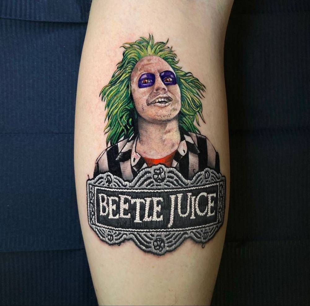 Beetlejuice Tattoo Ideas and Designs Inspiration