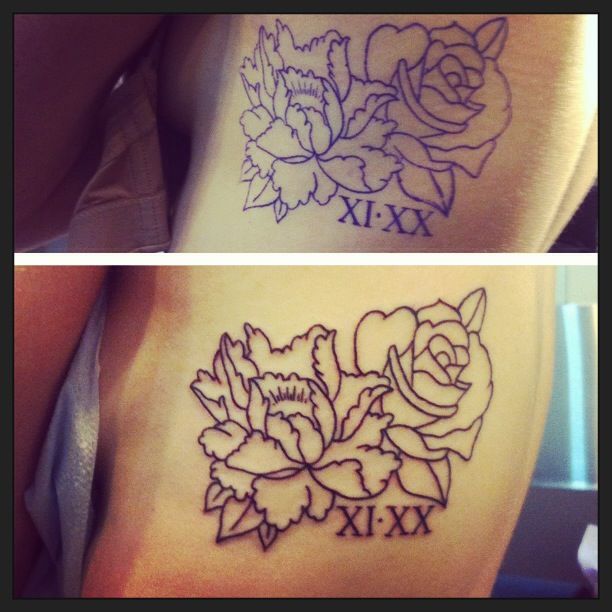 Before Amp After Linework By Matt From Lower East Side Tattoo In