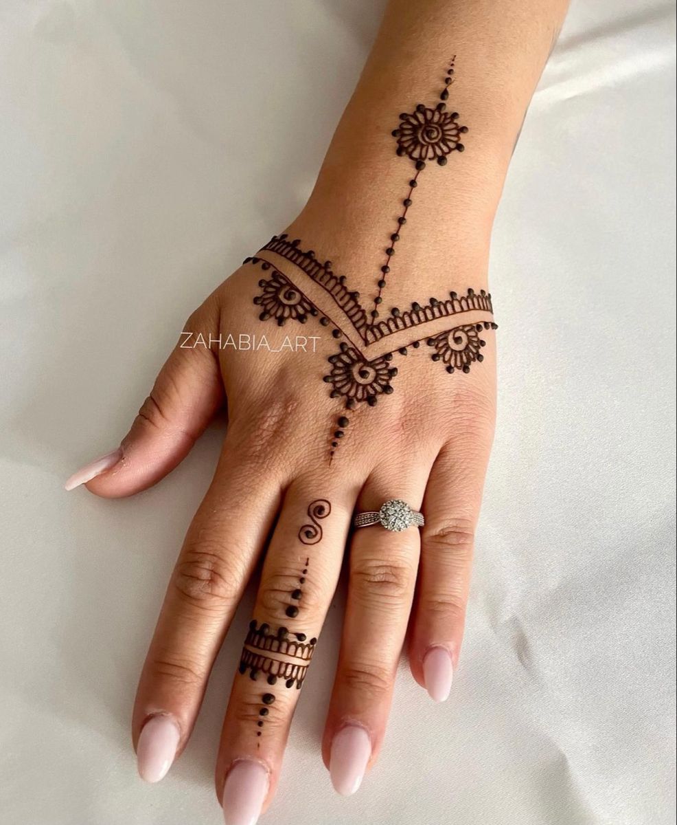 Beginner Henna Designs Easy Hand Artofit