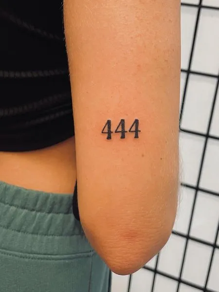 Best 444 Tattoo Ideas To Add Spiritual Essence