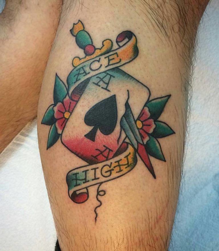 Best Ace Tattoos And 5 Free Ace Tattoo Designs Tattoo Insider Card