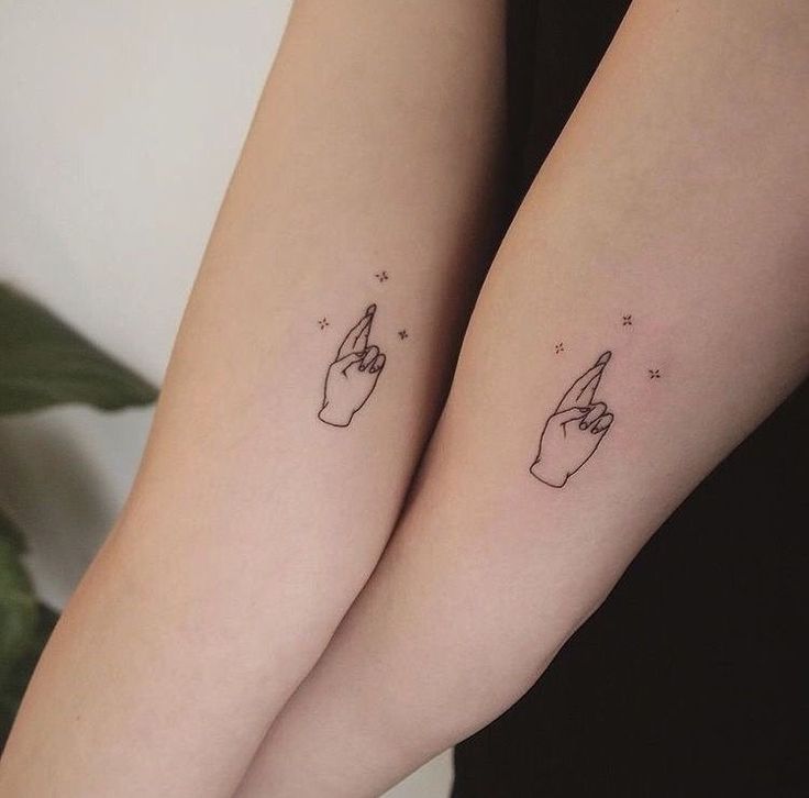 Small Best Friend Tattoos to Symbolize Unbreakable Bond