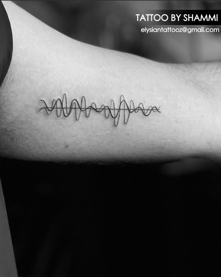 Bizarre Sound Wave Tattoo Lets You Listen To Your Body Art Sound