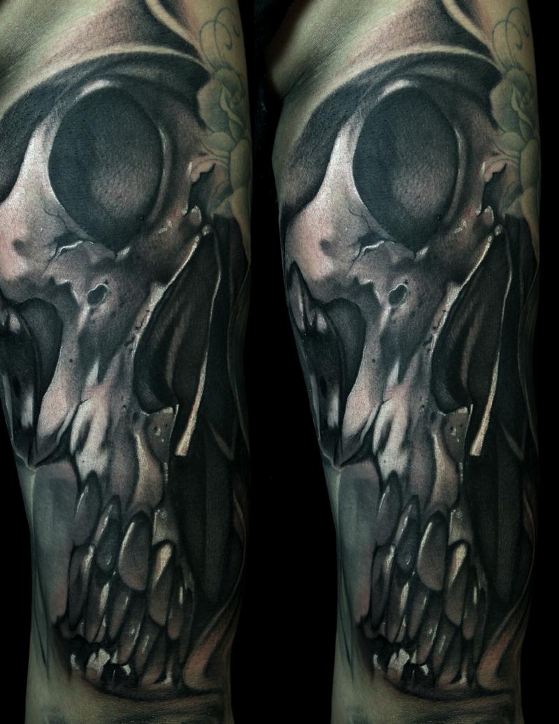 Black And Gray Rose Tattoo By Mike Demasi Tattoos