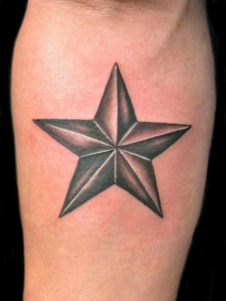 Black And White Tattoos Designs And Ideas Star Tattoos For Men