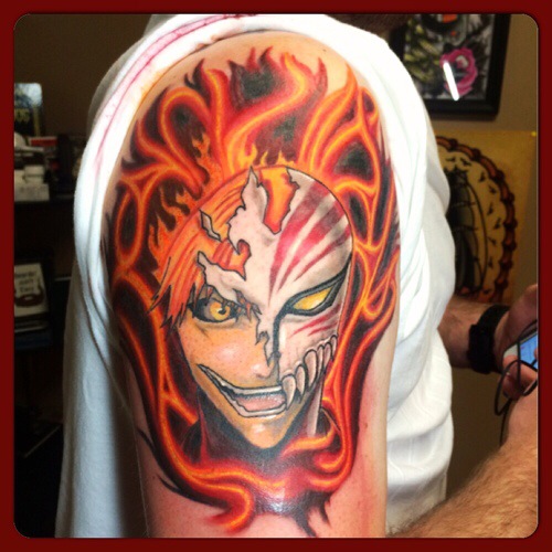 Bleach Tattoo Tattoos By Aaron Broke Bleach Tattoo Picture Tattoos