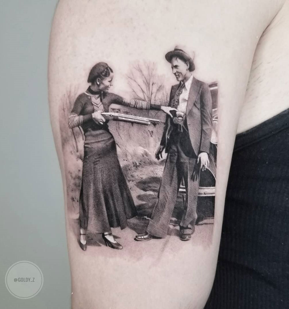 Bonnie And Clyde Tattoo Ideas