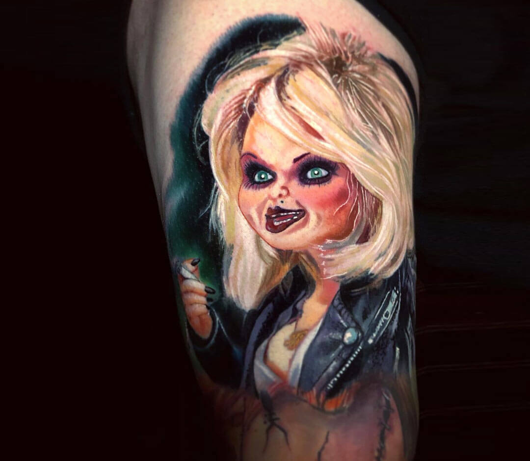 Bride of Chucky Tattoo Designs and Ideas