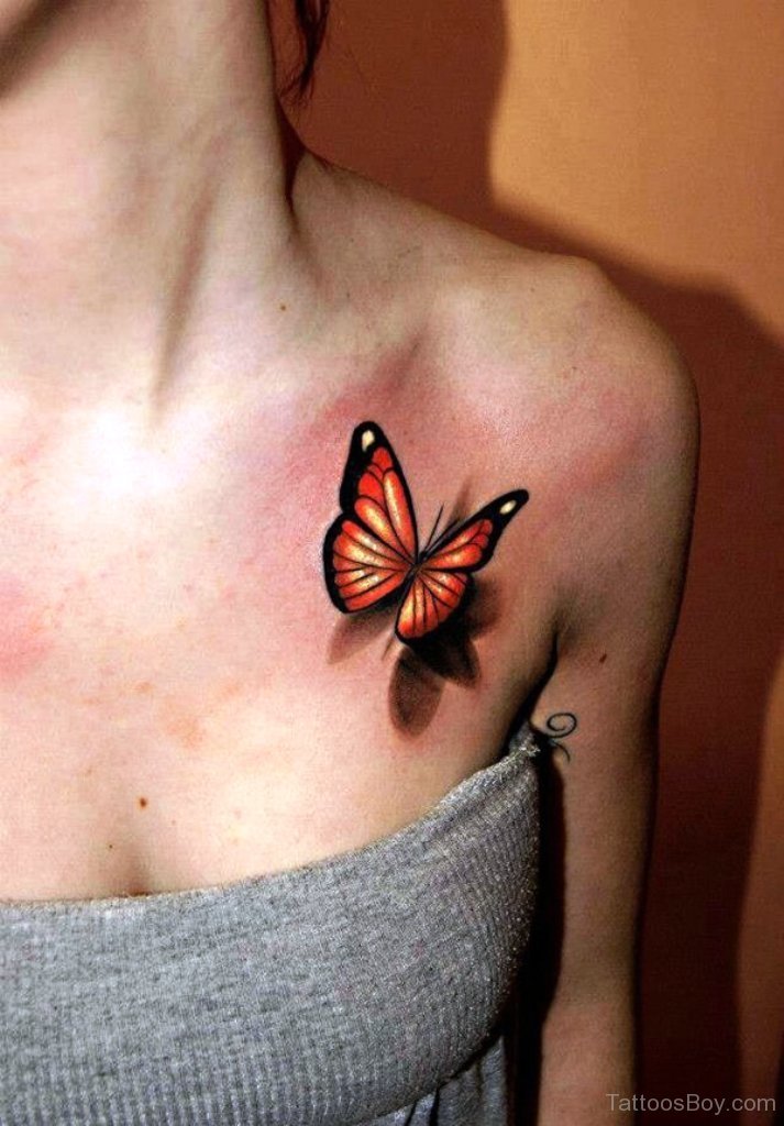 7 Meaningful Butterfly Chest Tattoo Ideas