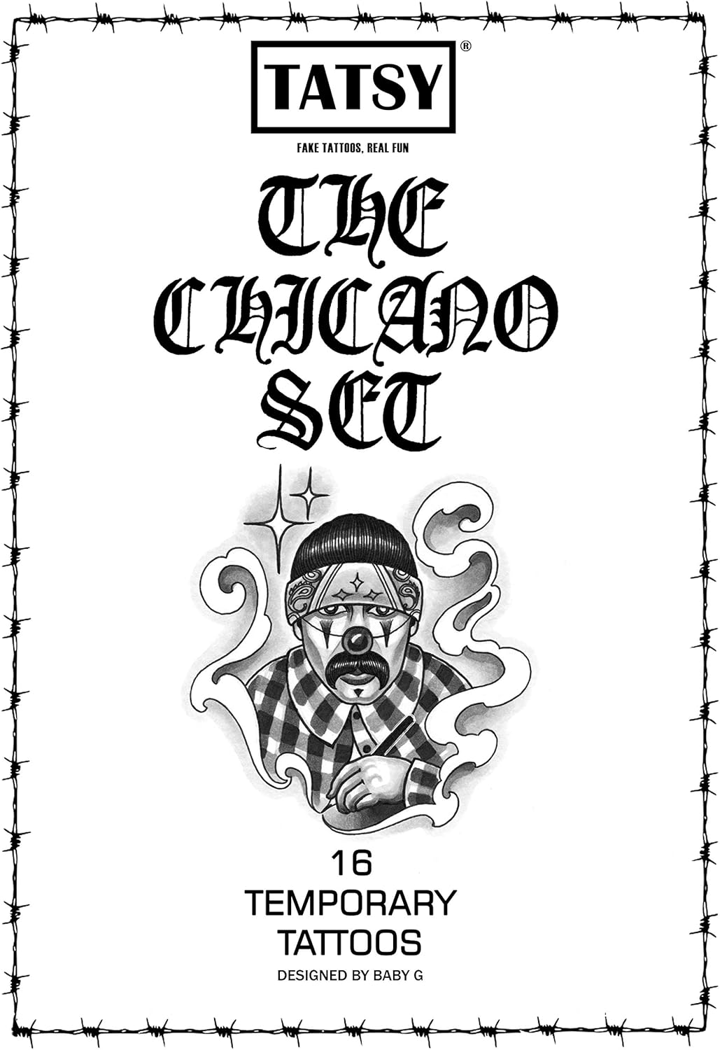 Buy Tatsy Chicano Set Temporary Tattoo Cover Up Sticker For Men And