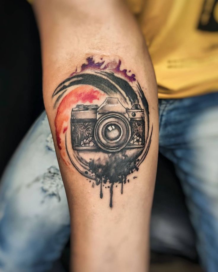 Captivating Camera Tattoo Designs to Focus On