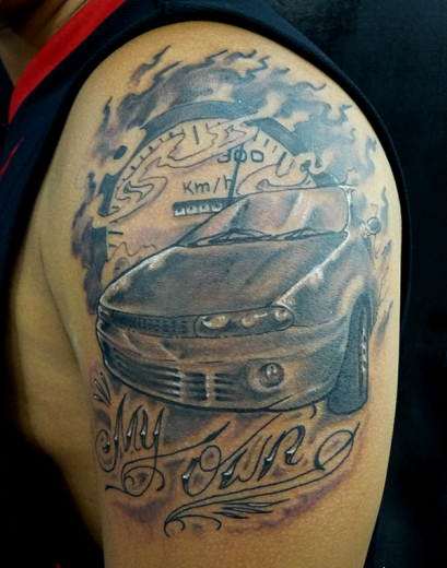 Car Tattoos Designs and Ideas You'll Love