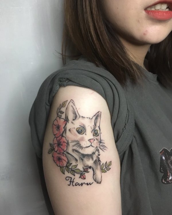 Cat Memorial Tattoo For Multiple Cats Tattoos Tattoos For Women Cat