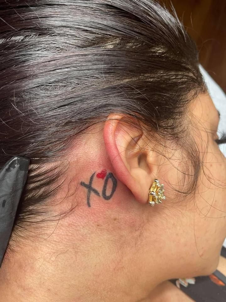 Cb Daniels The Weeknd Tattoo Xo Tattoo Small Tattoos