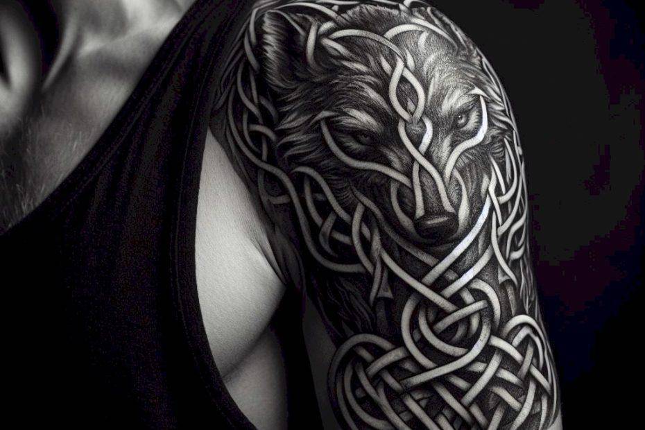 Celtic Wolf Tattoo