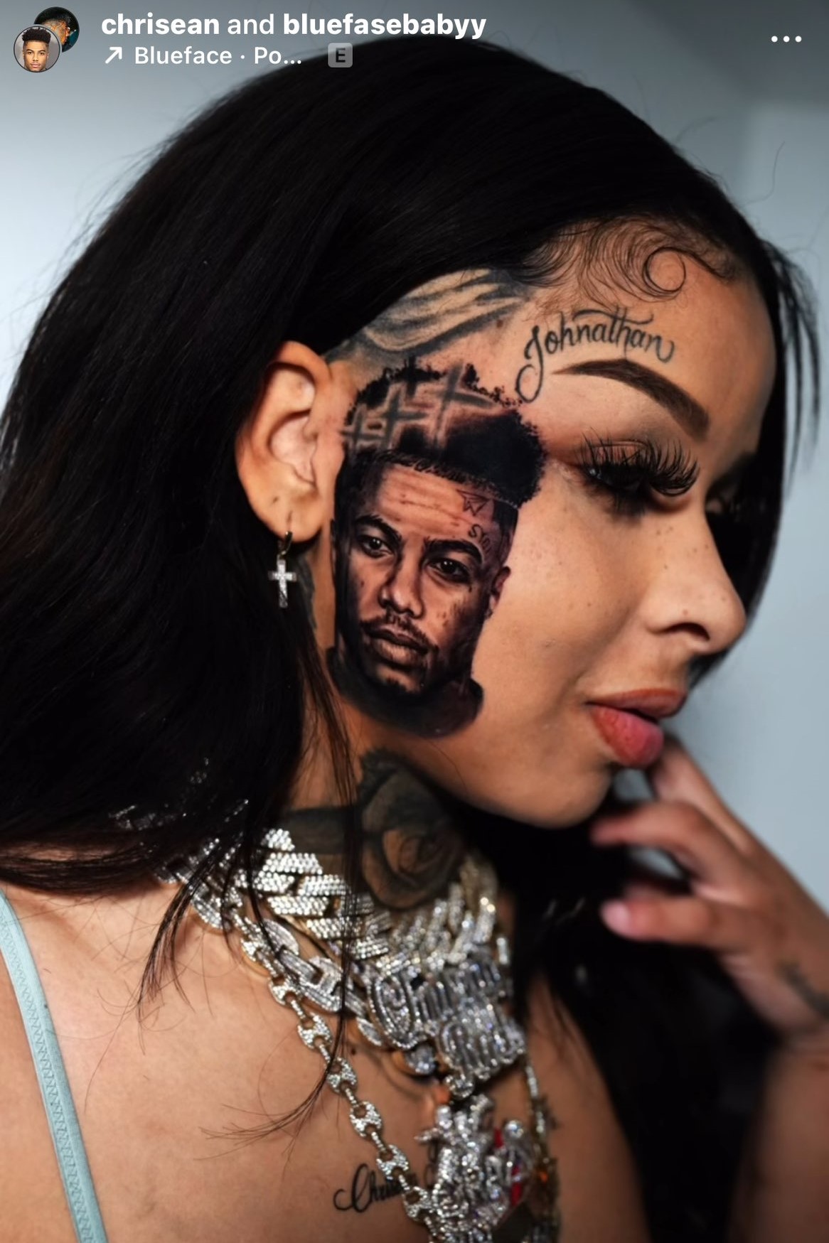 Chrisean Rock Reveals Her New Blueface Tattoo Gagasi World