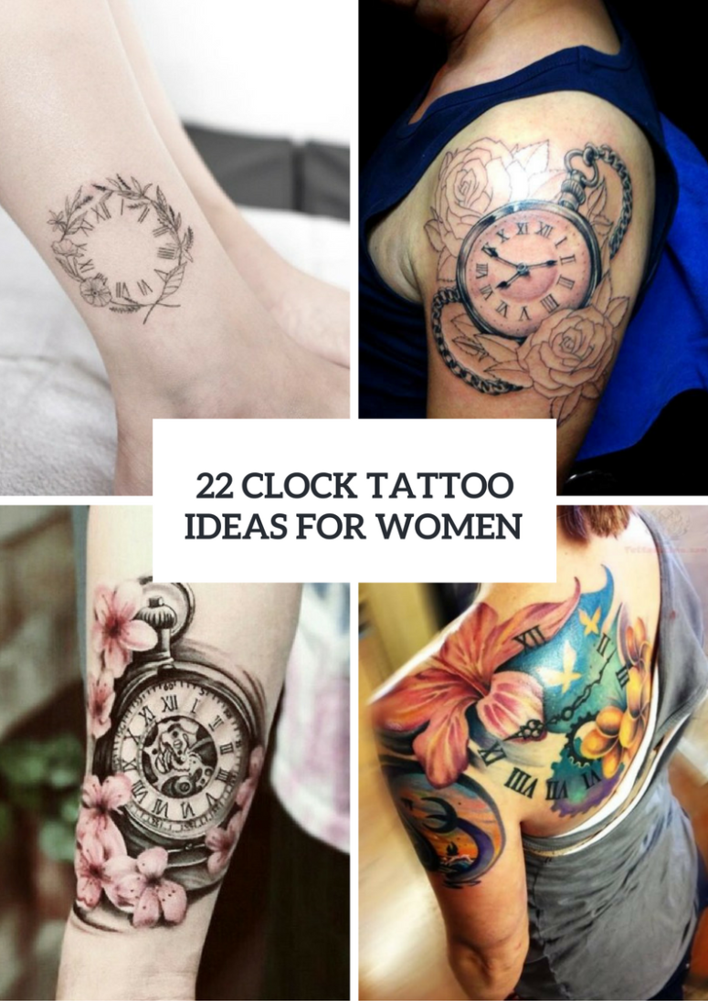 Timeless Ink: Unique Clock Tattoo Patterns and Designs