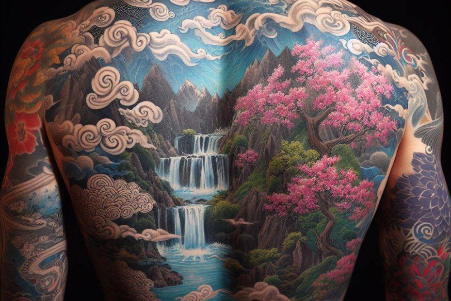 5 Cloud Tattoo Designs in Japanese Style