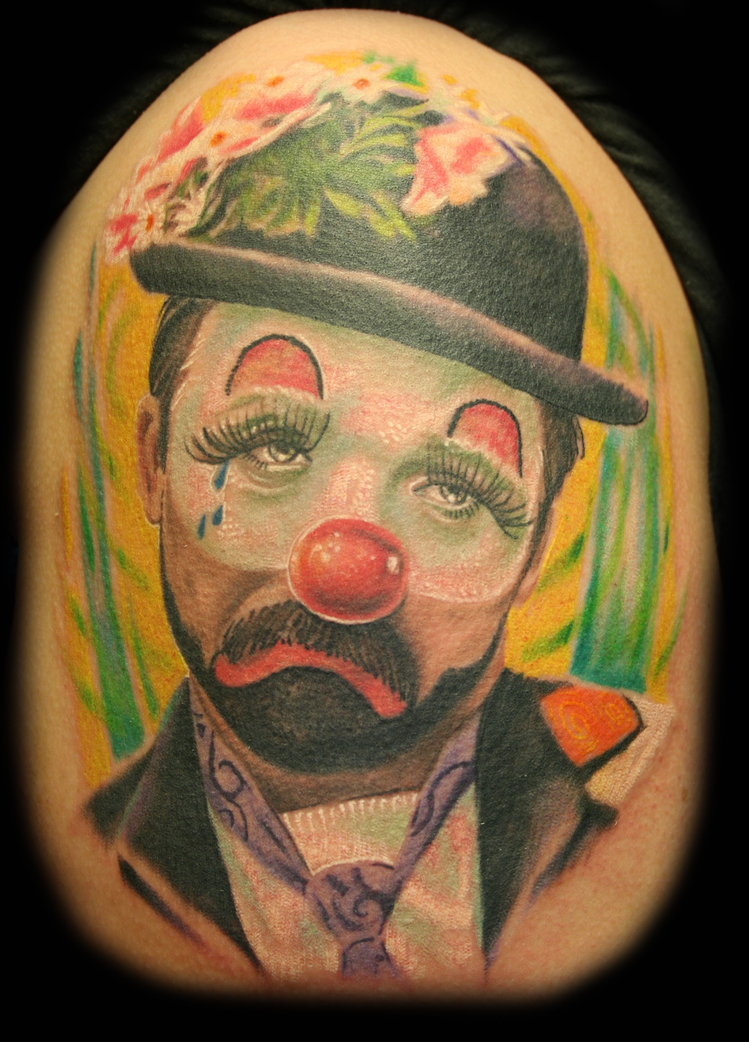 Clown Tattoo Artist By Stevie Monie Tattoos