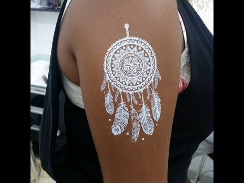 Color Tattoos On Dark Skin White Ink Dark Skin Tattoo Ideas Inkme