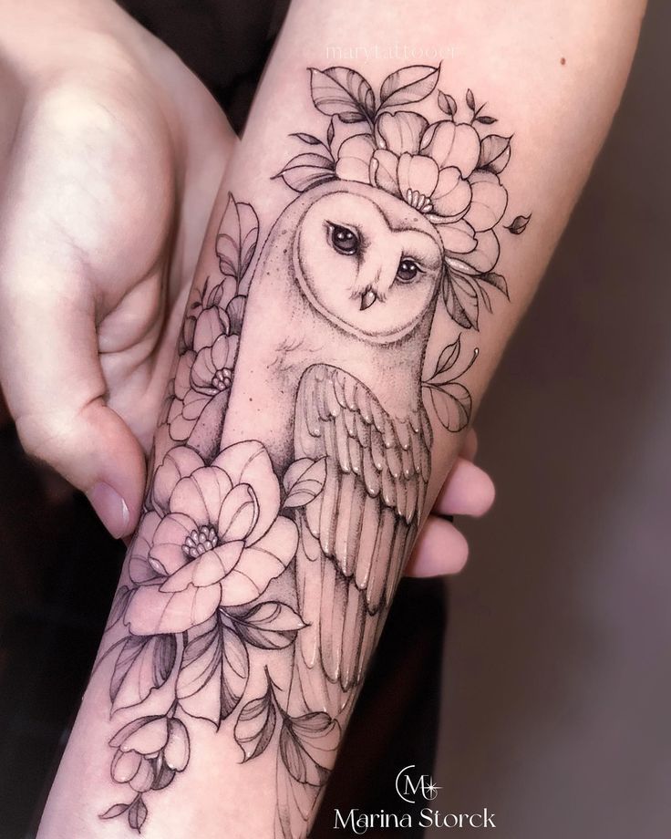 Colorful Owl Tattoo Owl Tattoo Small Owl Tattoo Design Tattoo