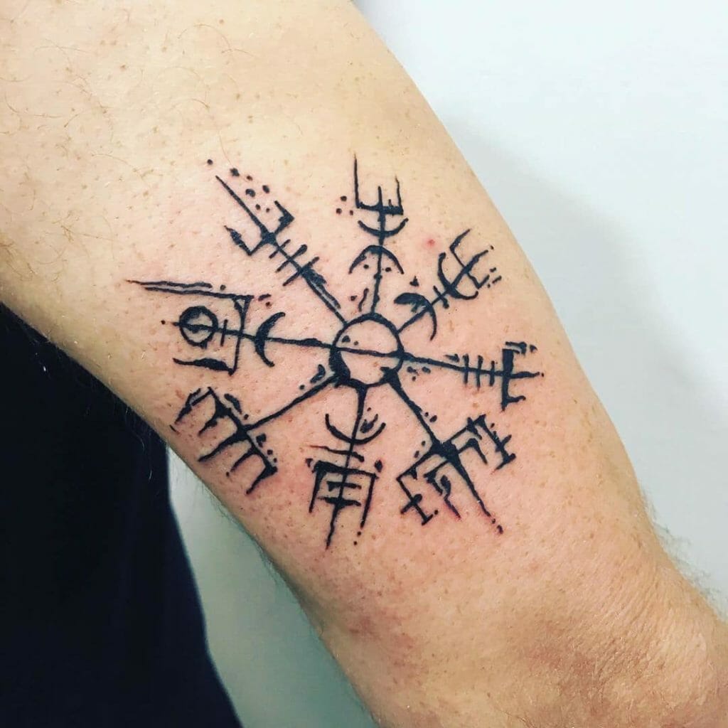 Compas Tattoo Viking Compass Tattoo Viking Tattoo Symbol Norse