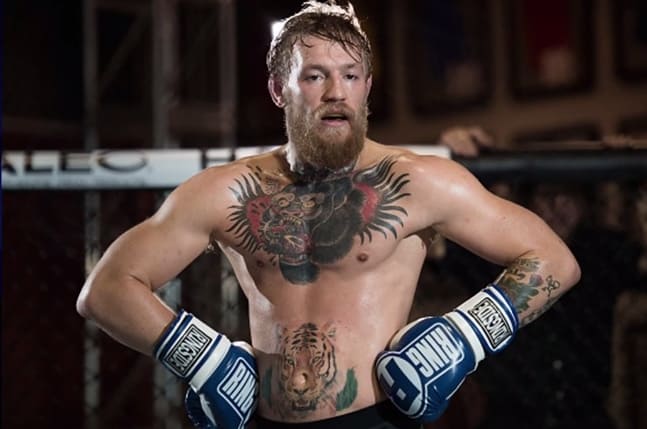 Conor Mcgregor S Tattoo Showing Mcgregor And Notorious On The Upper