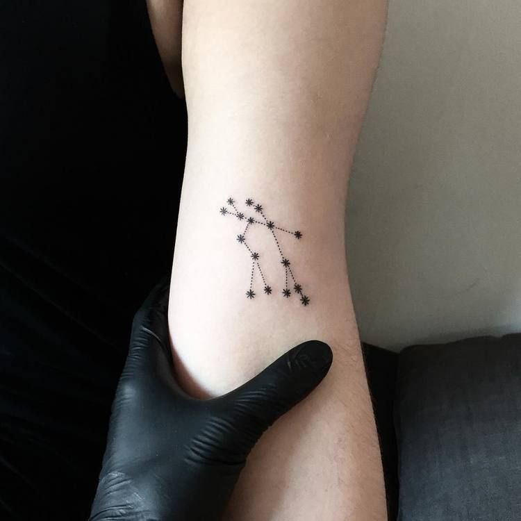 10 Celestial Gemini Constellation Tattoo Ideas