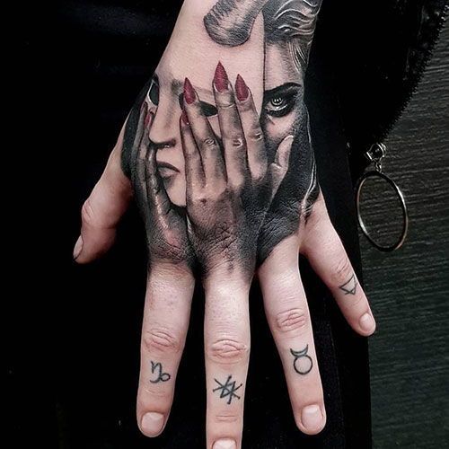 Cool Hand Tattoo Ideas for Guys