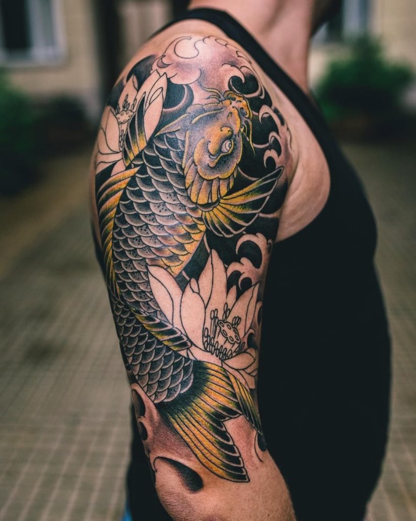 7 Unique Coy Fish Tattoo Designs for Men