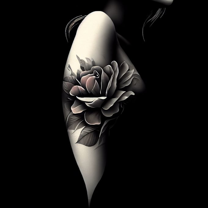 Create Unique Realistic Tattoo Design By Arachodo Fiverr