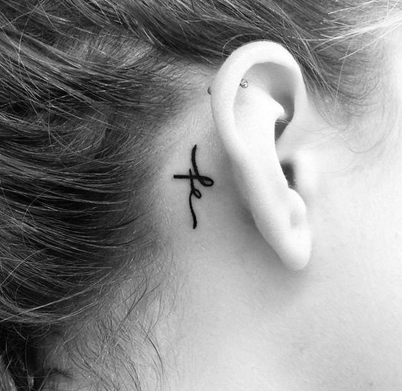 Cross Tattoo Behind Ear Demands Jobs Com