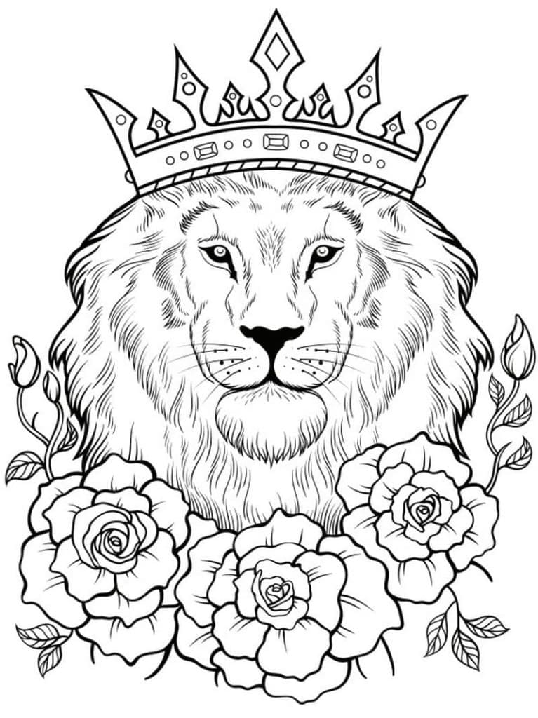 Crown and Lion Tattoo Meaning and Design Inspiration