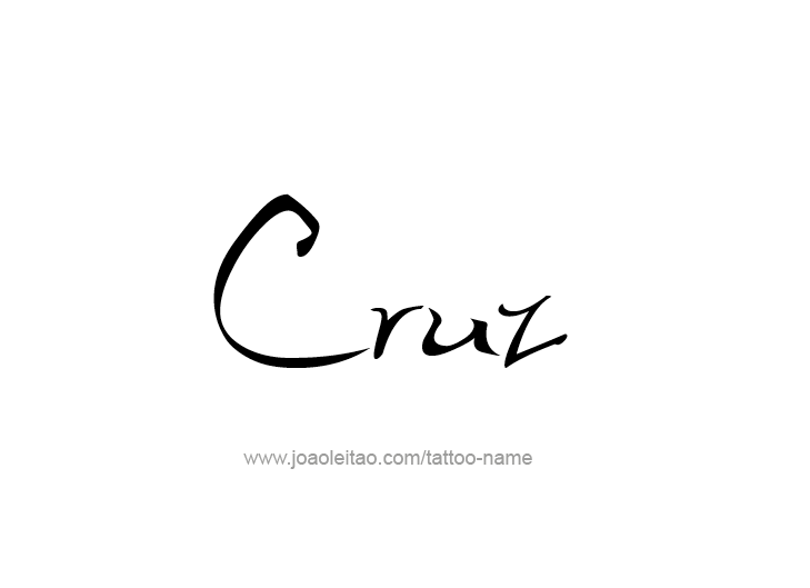 3D Cruz Tattoo Designs and Ideas