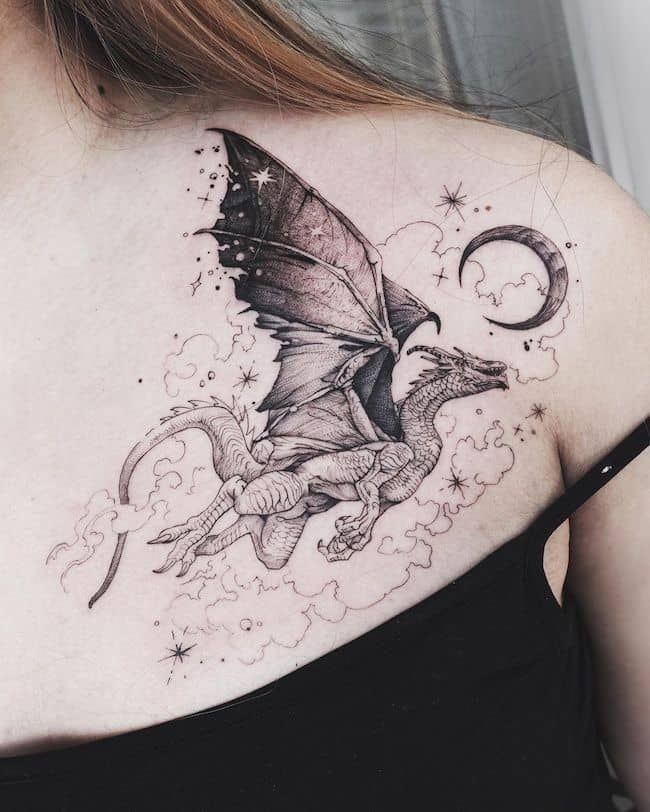 Cute Dragon Tattoos That Are Too Adorable