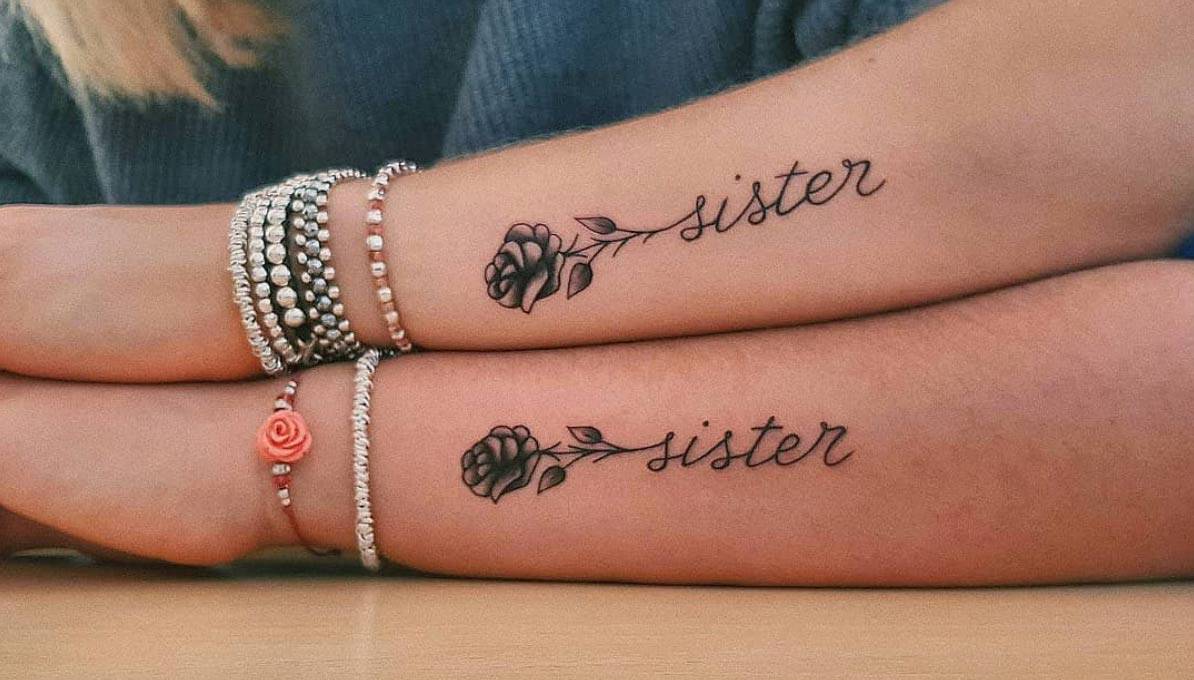 10 Adorable Small Matching Sister Tattoos