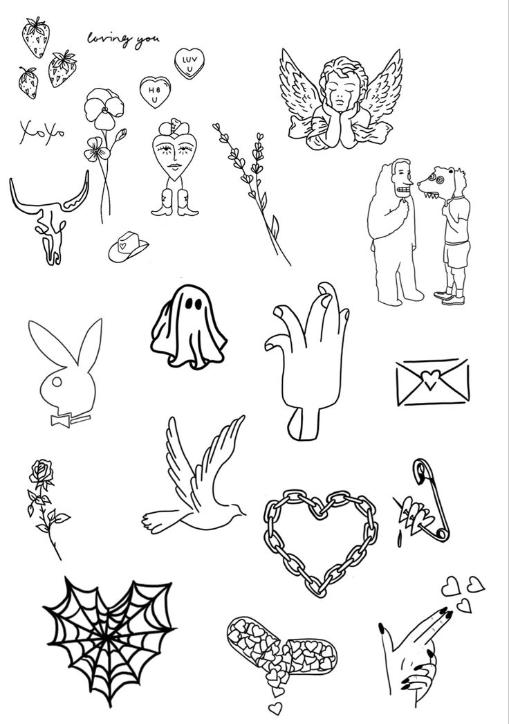 15 Cute Tattoo Flash Sheets to Inspire You