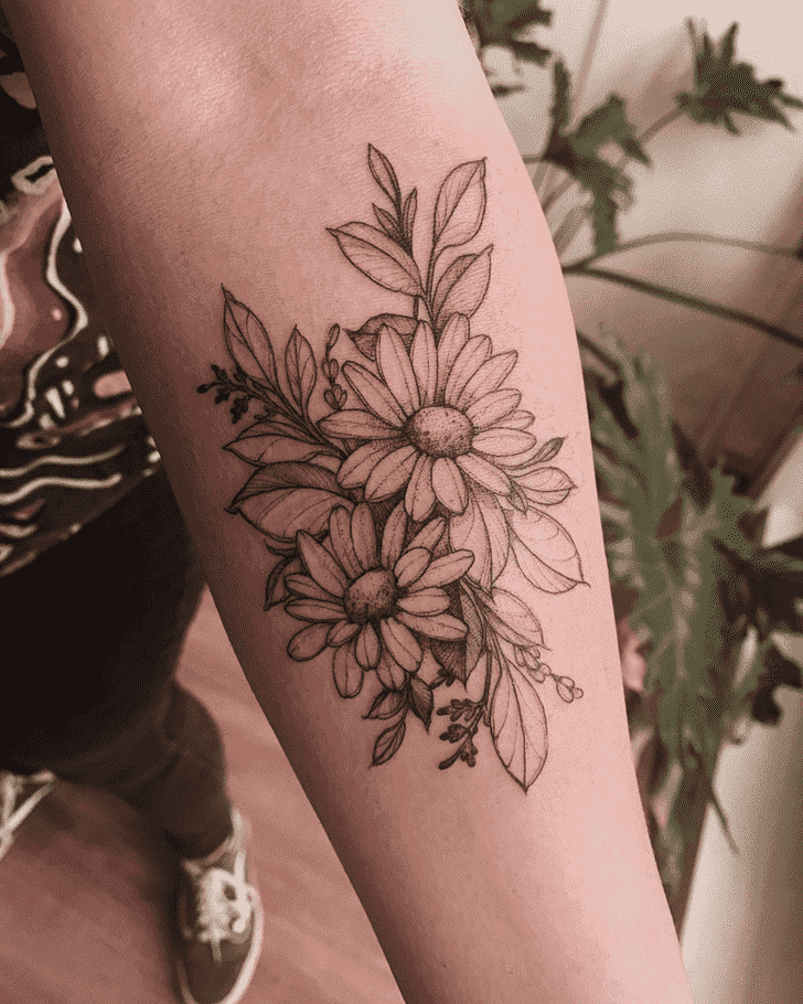 Daisy Tattoo Ideas For Women Photos