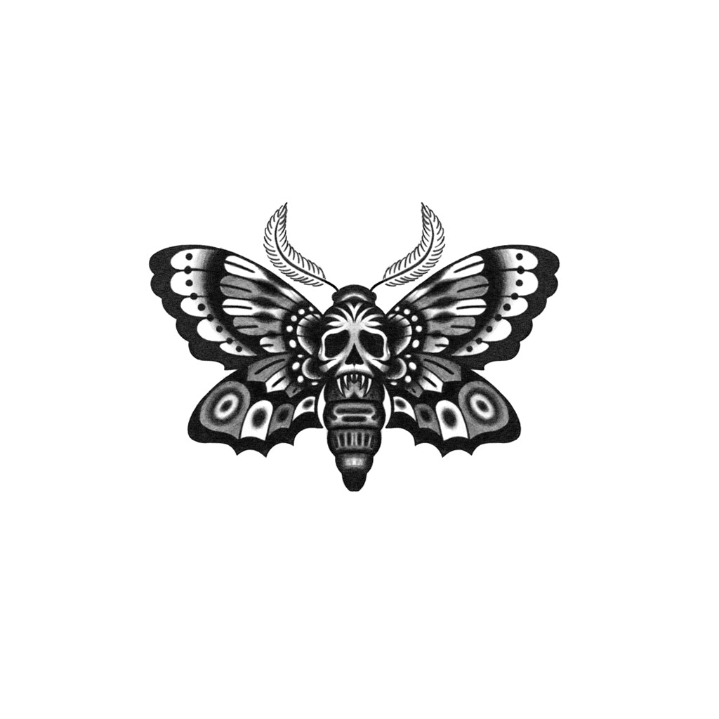 7 Deadly Death Moth Tattoo Designs to Inspire