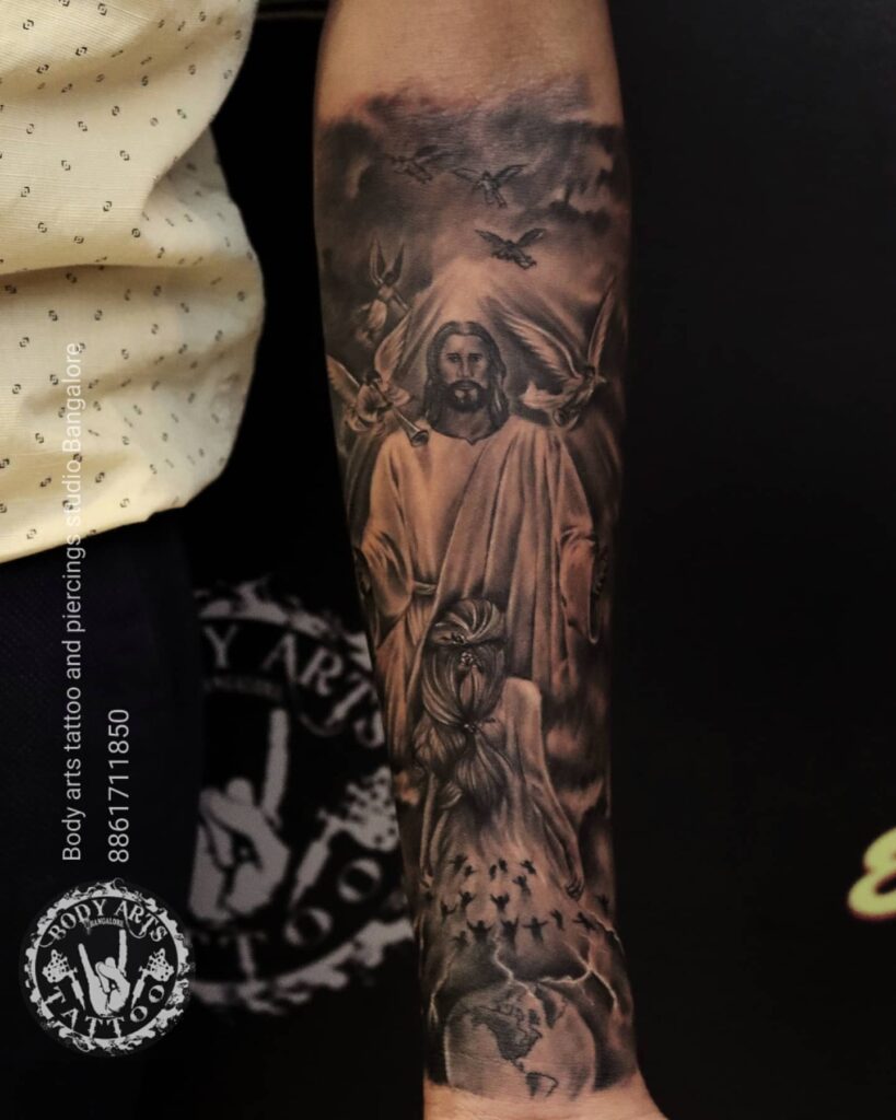 Details 75 Forearm Religious Tattoos Best In Eteachers