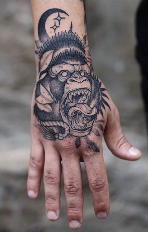 Details 78 Traditional Tattoo Gorilla Best In Coedo Com Vn