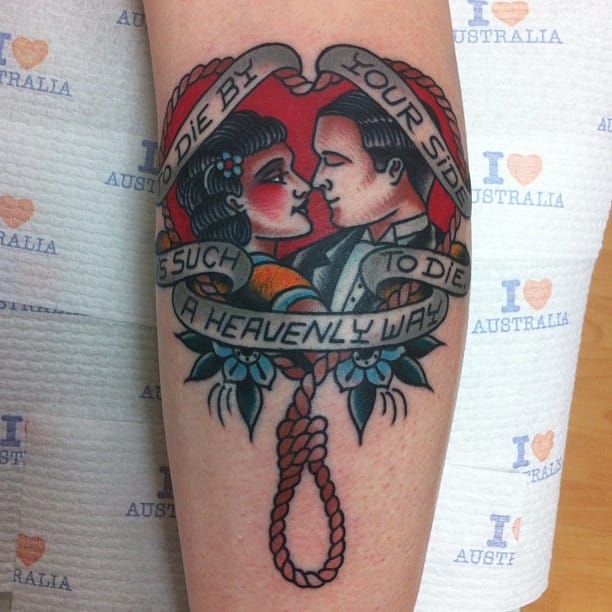 Details 79 Bonnie And Clyde Tattoos For Couples Latest In Cdgdbentre